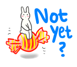 Colorful message from Bunny ! sticker #9912806