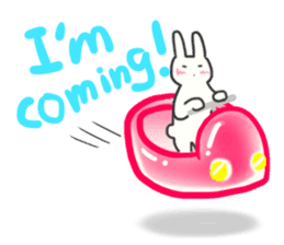 Colorful message from Bunny ! sticker #9912809