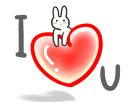 Colorful message from Bunny ! sticker #9912811