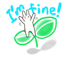 Colorful message from Bunny ! sticker #9912831