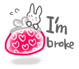 Colorful message from Bunny ! sticker #9912832