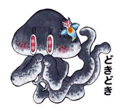 Deep sea creature street sticker #9912890