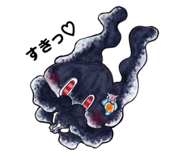 Deep sea creature street sticker #9912891