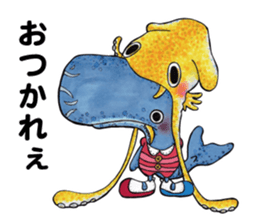 Deep sea creature street sticker #9912909