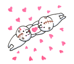 tabby valentine sticker #9912922