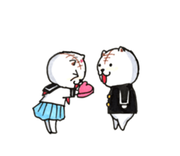 tabby valentine sticker #9912928