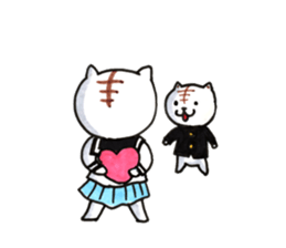 tabby valentine sticker #9912941