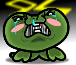 The clover and The cute bee sticker #9913516