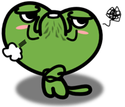 The clover and The cute bee sticker #9913535