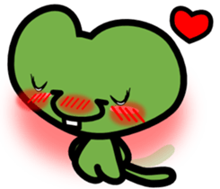 The clover and The cute bee sticker #9913544