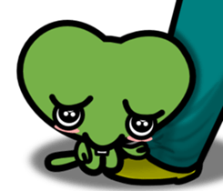 The clover and The cute bee sticker #9913546