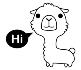 Alpaca-Lucas sticker #9913552
