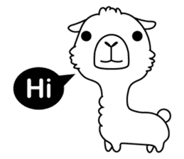 Alpaca-Lucas sticker #9913552