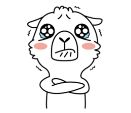 Alpaca-Lucas sticker #9913576