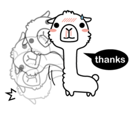 Alpaca-Lucas sticker #9913591