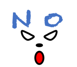 Message of a dog and face sticker #9914142