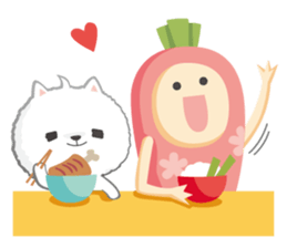 Carrot & Dog sticker #9914448
