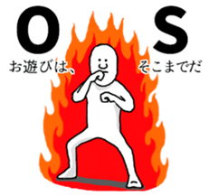 Sticker abridged by alphabet. sticker #9914570