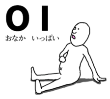 Sticker abridged by alphabet. sticker #9914573