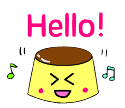 Pretty dessert sticker of English sticker #9915352