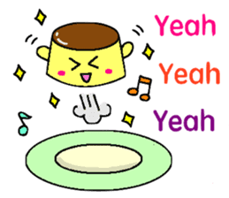 Pretty dessert sticker of English sticker #9915353