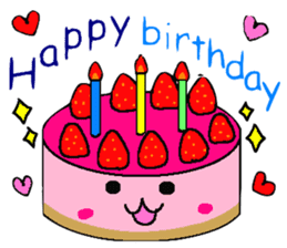 Pretty dessert sticker of English sticker #9915361