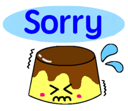 Pretty dessert sticker of English sticker #9915367