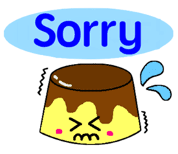 Pretty dessert sticker of English sticker #9915367