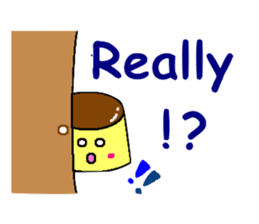 Pretty dessert sticker of English sticker #9915376