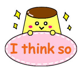 Pretty dessert sticker of English sticker #9915377