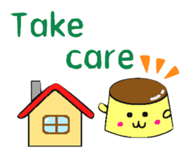 Pretty dessert sticker of English sticker #9915382