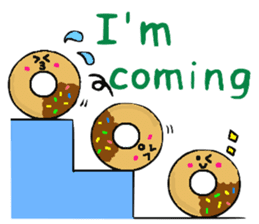 Pretty dessert sticker of English sticker #9915383