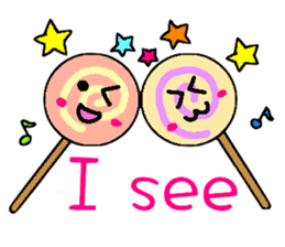 Pretty dessert sticker of English sticker #9915384