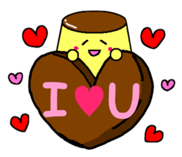 Pretty dessert sticker of English sticker #9915388