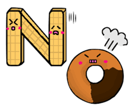 Pretty dessert sticker of English sticker #9915390