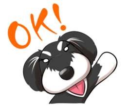 Miniature Schnauzer RISE sticker #9915554