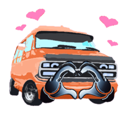 I Love Vans  Cute Designs Car Sticker sticker #9915778