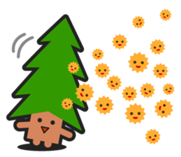 Hay fever bear sticker #9916108