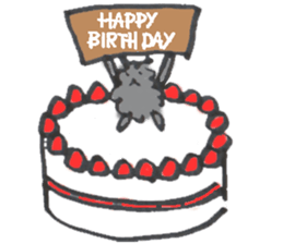 Mofu-Mofu Black Pomeranian "ToraKichi" sticker #9916555