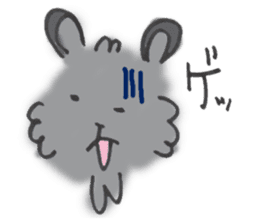Mofu-Mofu Black Pomeranian "ToraKichi" sticker #9916557