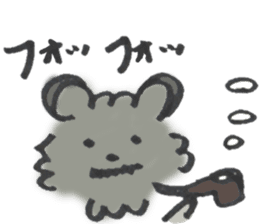 Mofu-Mofu Black Pomeranian "ToraKichi" sticker #9916578