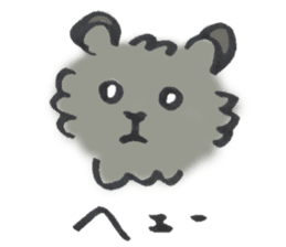 Mofu-Mofu Black Pomeranian "ToraKichi" sticker #9916586