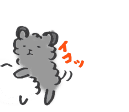 Mofu-Mofu Black Pomeranian "ToraKichi" sticker #9916590