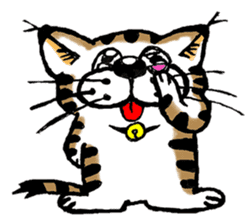 Cat of Tosa accent sticker #9916793