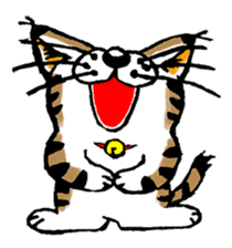 Cat of Tosa accent sticker #9916807