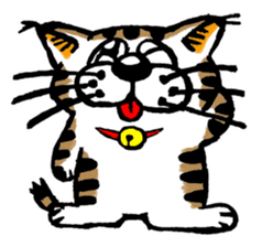 Cat of Tosa accent sticker #9916818