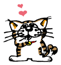 Cat of Tosa accent sticker #9916820