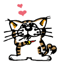 Cat of Tosa accent sticker #9916820