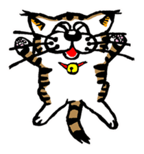 Cat of Tosa accent sticker #9916823