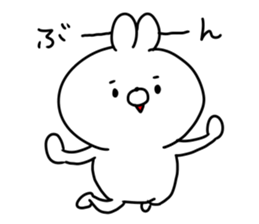 rabbit is enjoying 7 sticker #9916916